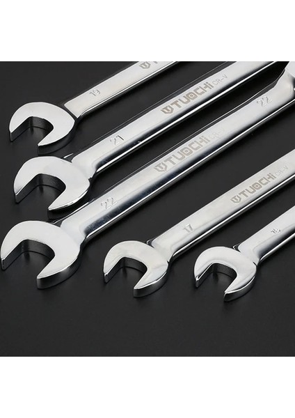 8mm Çift Kafalı Cırcır Anahtarı Cr-V 72 Diş Tersinir Cırcır Kombinasyonu Metrik Anahtar Diş Dişli Tork ve Lokma Anahtar (Yurt Dışından)