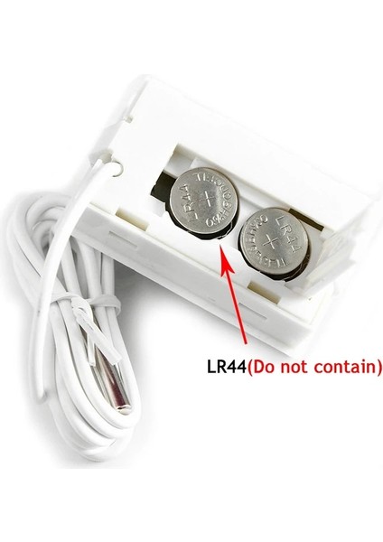 Beyaz 1m Kablo ile Mini Dijital LCD Kapalı Uygun Sıcaklık Sensörü Nem Ölçer Termometre Higrometre Ölçer (Yurt Dışından) fırsatları