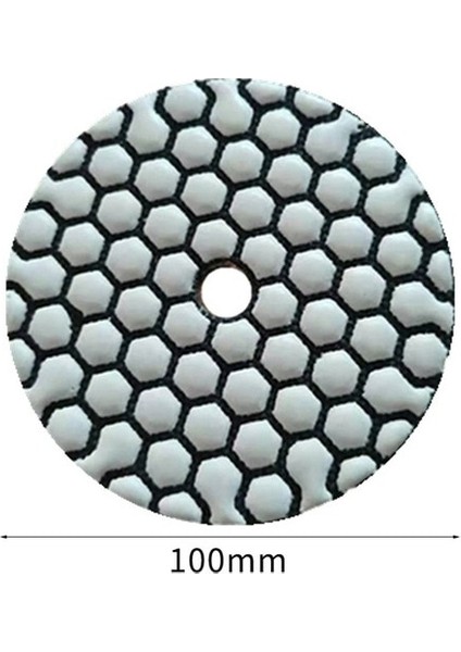 Rastgele Renk 200GRIT 4 Inç Parlatma Pedi Elmas Kuru/ıslak Zımpara Taşlama Diski 50-200 Grit Taşlama Aracı Granit Mermer Taş Taşlama Aşındırıcı (Yurt Dışından)