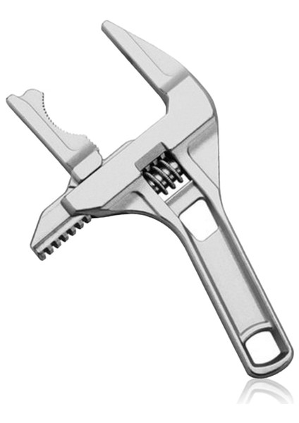 Gümüş Banyo Sıhhi Tesisat Anahtarı Kısa Saplı Tamir Büyük Açılış Anahtarı Havzası Lavabo Çok Fonksiyonlu Musluk Boru Boru El Aleti (Yurt Dışından)