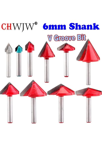 6X13X90 Derece 1 Adet 6mm V Oluk Freze Uçları Cnc Gravür Freze Kesicisi 60-150 Derece Ağaç Işleme Oyma Bıçağı Tungsten Karbür Kesme Aleti (Yurt Dışından) fiyatları