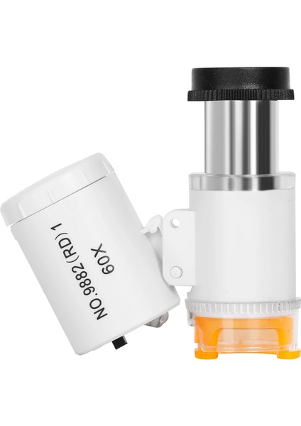 Siyah 60X Mini Mikroskop Cep Büyüteç, 2 LED Işık ile Kuyumcular Saatçiler Gemologlar Için 1 Uv Işık Ayarlanabilir Odak Uzaklığı (Yurt Dışından) modelleri