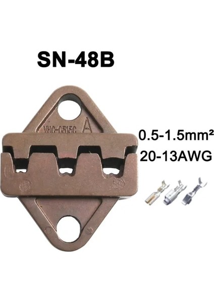 SN-48B Sıkma Pensesi Çenesi (Çene Genişliği 6 Mm/pense 190 Mm) Tab 2.8 4.8 6.3/c3 Xh2.54 3.96 2510 Için Tapa Yayı SN-28B SN-48B (Yurt Dışından)