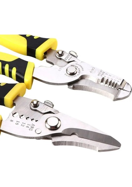 SP01 Çok Fonksiyonlu Tel Stripper Pense Kablo Kesici Sıkma Sıyırma El Aleti Q84D (Yurt Dışından) modelleri