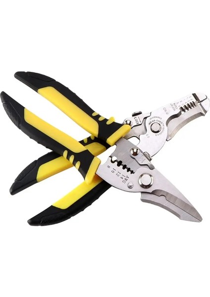 SP01 Çok Fonksiyonlu Tel Stripper Pense Kablo Kesici Sıkma Sıyırma El Aleti Q84D (Yurt Dışından) indirimleri