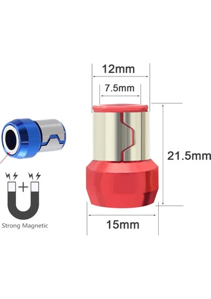 1 Adet Mavi Manyetik Bit Tutucu Alaşımlı Elektrikli Manyetik Halka Tornavida Ucu Phillip Matkap Ucu Anti-Korozyon Güçlü Manyetik Halka Aracı (Yurt Dışından) indirimleri