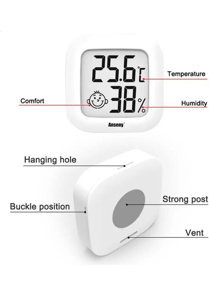 03 Mini Iç Mekan Termometresi LCD Dijital Sıcaklık Odası Higrometre Ölçer Sensörü Nem Ölçer Iç Mekan Termometresi Sıcaklık (Yurt Dışından) indirimleri