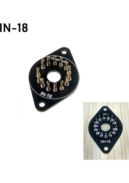 QS18-12 -1 Nixie Tüp Tutucu Soketi In-14 In-12 In-18 In-8-2 QS18-12 In-8 In-19 Iv-11 Iv-17 Kızdırma Tüpü Için Fiş Saat IN18 IN14 In8 (Yurt Dışından) fırsatları