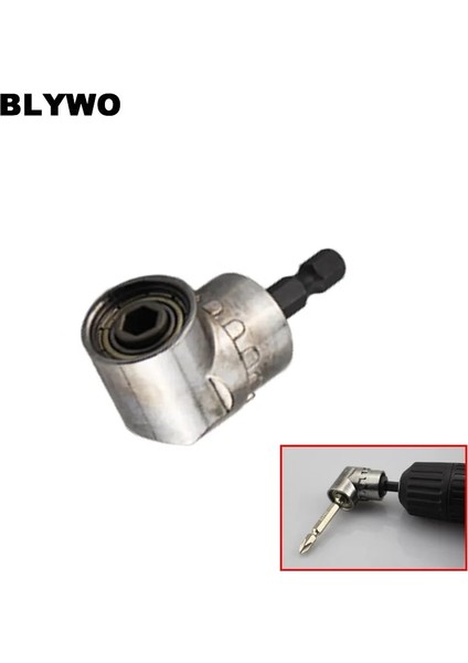 105MM Ph2 105 Açılı Tornavida Bit Soket Adaptör Tutucu Ayarlanabilir Derece Sağ Açı Sürücü 1/4 Hex Shank Soket Bit (Yurt Dışından)