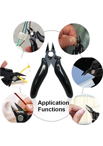 Kırmızı Çapraz Pense Mini Tel Gömme Kesici 3.5 Inç Mikro Çapraz Kesme Pensesi Teller Yalıtım Kauçuk Saplı Model Pense (Yurt Dışından) indirimleri