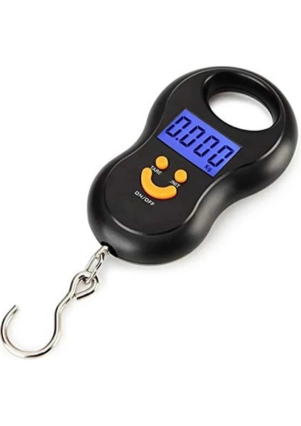 Siyah Siyah Elektronik 50KG 10G Asılı Ölçek LCD Dijital Terazi Arka Işık Balıkçılık Ağırlıkları Cep Ölçeği Bagaj Terazileri (Yurt Dışından) fiyatları