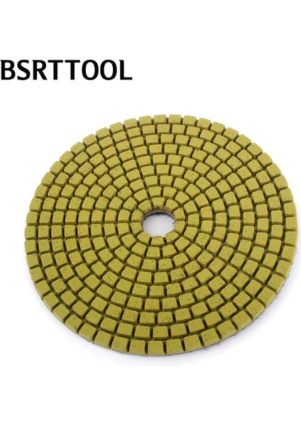 400 Bsrttool 4 "ıslak Esnek Elmas Parlatma Pedi Granit Mermer Beton Taş Cila Disk Parlatma Taşlama Tekerleği (Yurt Dışından)