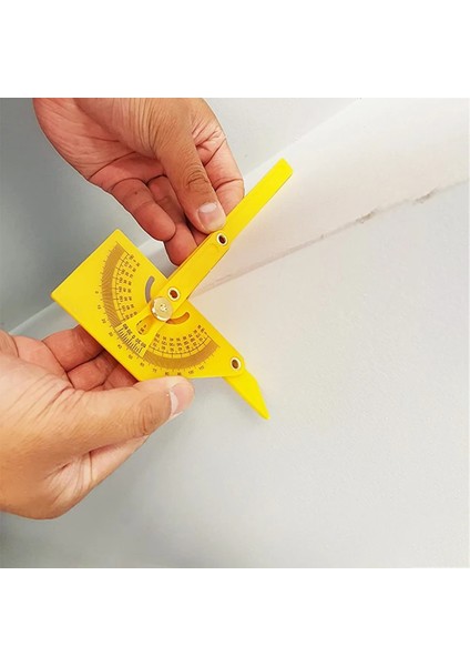 Sarı Hassas Iletki ve Açı Bulucu Ağaç Işleme Ölçüm Aletleri Iç/dış Açıyı Ölçmek Için 0° Ila 180° Plastik Iletki (Yurt Dışından) fırsatları