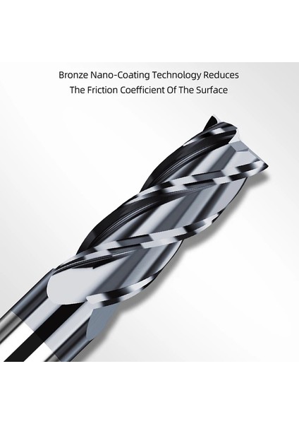 D3.5XD4X50L 1 Adet HRC45 4f Takım Gözü HRC45 4 Flüt Karbür Freze Kesici Uç Frezeler Cnc Işleme Metal Işleme Alaşım Kaplama Düz Freze 1 2 3 5 6 7 8 10MM (Yurt Dışından)