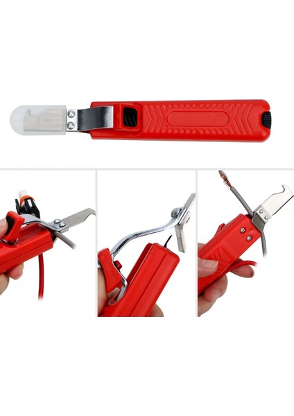 Sarı Kablo Striptizci Yalıtım Striptizci Pvc Kablo Haslığı Kauçuk Saplı Tel Striptizci Bıçak 8-28MM (Yurt Dışından)