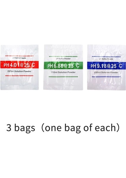3 Adet 3/6/15 Adet Ph 4.00 6.86 9.18 Çözüm Kalibrasyon Tampon Tozu Doğruluğu 0.01PH Ph Test Cihazı Metre Dijital Ölçüm (Yurt Dışından)