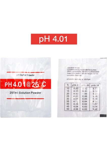 3 Adet 3/6/15 Adet Ph 4.00 6.86 9.18 Çözüm Kalibrasyon Tampon Tozu Doğruluğu 0.01PH Ph Test Cihazı Metre Dijital Ölçüm (Yurt Dışından)
