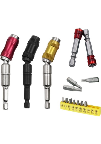 Kit 2 1/4 "altıgen Manyetik Döner Matkap Ucu Hızlı Değişim Tahrik Kılavuzu Matkap Dar Alanlar Için Döner Uç Tutucu Manyetik Uç Uç Tutucu (Yurt Dışından) fırsatları