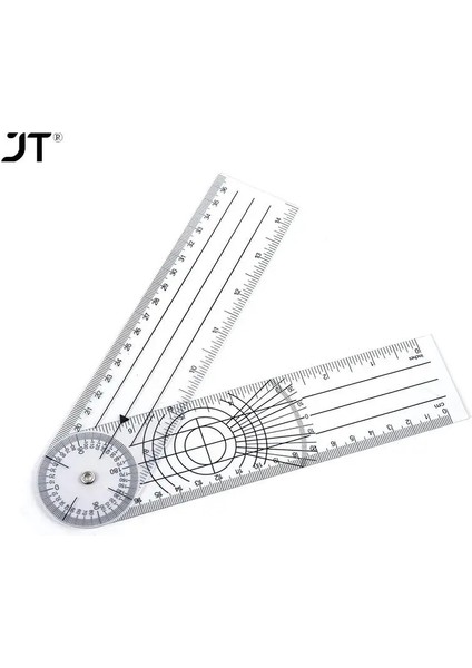 Tip 8 0-360 Derece Gonyometre Açısı Tıbbi Omurga Açısı Cetvel Açı Inklinometre Cetvel Iletki Açı Bulucu Ölçme Aracı (Yurt Dışından) fırsatları