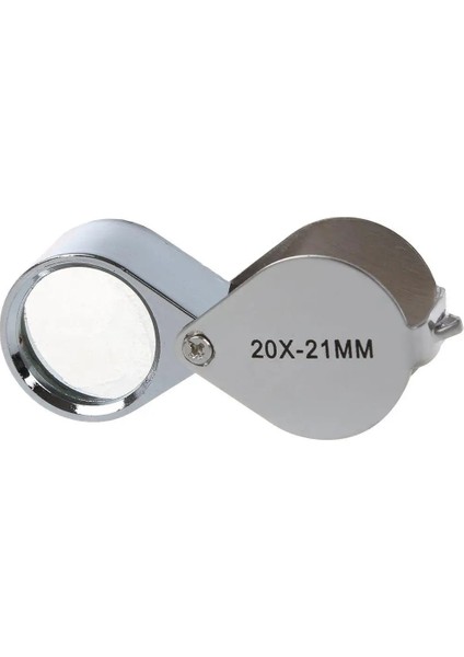 Gümüş 20X Mini 30X Cam Büyüteç Büyüteç Kuyumcu Göz Takı Büyüteç Döngü 30*21MM Üçlü Kuyumcular Gözlük Camı (Yurt Dışından) fırsatları