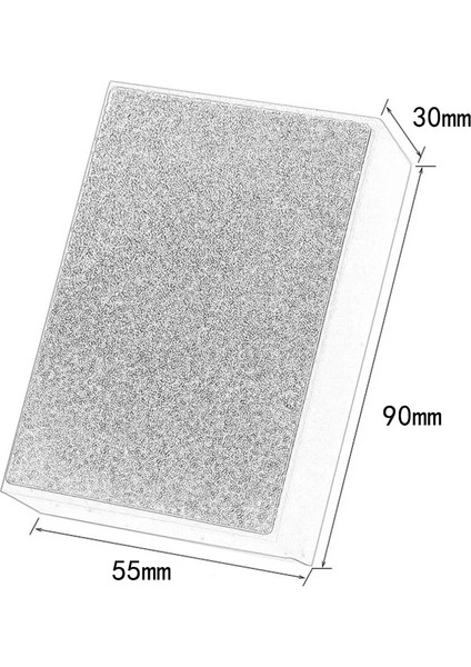 100 Elmas Parlatma Pedi 60/100/200/400 # El Pedleri Blok Seramik Karo Mermer Cam Taşlama Güç Aracı 90X55MM (Yurt Dışından)
