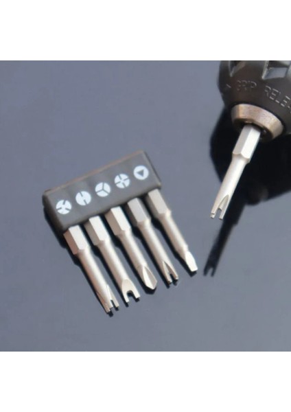 Kolu 5 Adet 50MM U Şeklinde Y Şeklinde Özel Şekil Tornavida Seti Üç Noktalı Iç Çapraz Üçgen Tornavida Aracı Tornavida Uçları Için (Yurt Dışından)