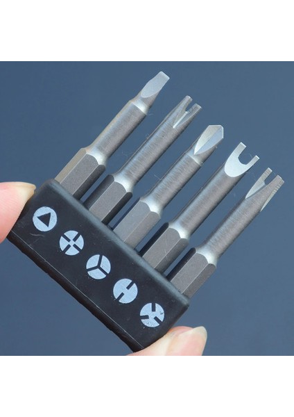Kolu 5 Adet 50MM U Şeklinde Y Şeklinde Özel Şekil Tornavida Seti Üç Noktalı Iç Çapraz Üçgen Tornavida Aracı Tornavida Uçları Için (Yurt Dışından)