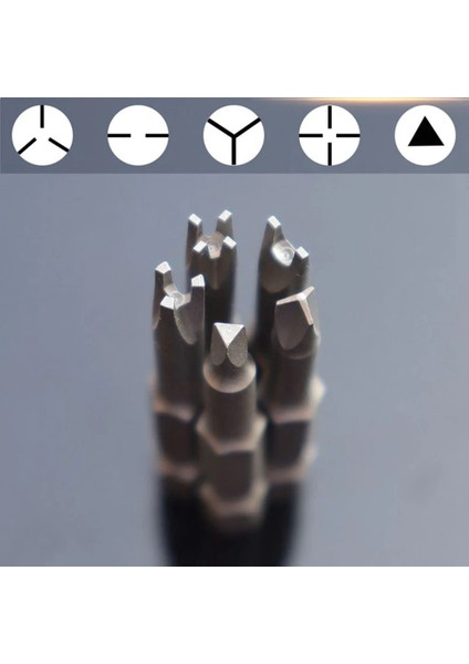 Kolu 5 Adet 50MM U Şeklinde Y Şeklinde Özel Şekil Tornavida Seti Üç Noktalı Iç Çapraz Üçgen Tornavida Aracı Tornavida Uçları Için (Yurt Dışından)
