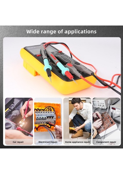 10A Uç Kafa Probu Dijital Multimetre Probu Kalem Yumuşak Silikon Tel Iğne Ucu Evrensel Test Multimetro Test Cihazı Için Timsah Klipsli Pin Leads (Yurt Dışından) modelleri