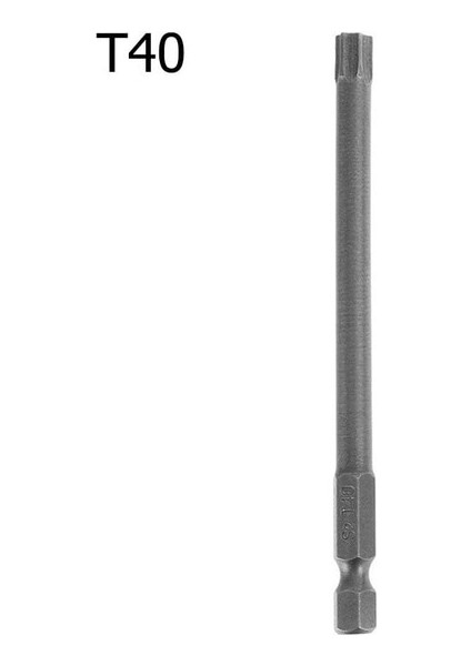 T40 1pc Manyetik Torx Tornavida Ucu 100MM Uzun Elektrikli Tornavida Kafa Torx Tornavida T8,T10,T15,T20,T25,T27,T30,T40 (Yurt Dışından)