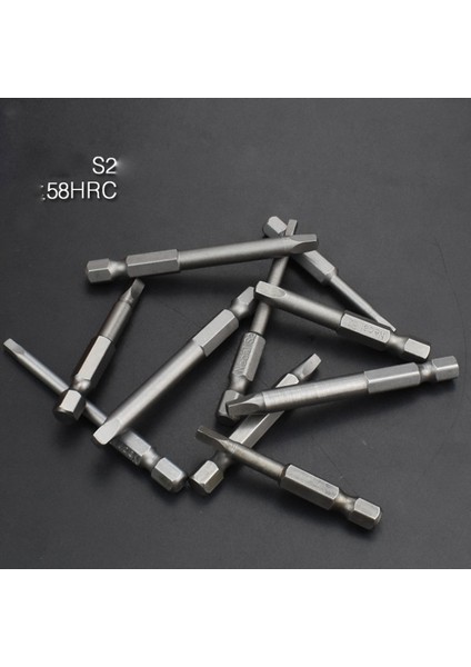 65L Sq2 2.8mm 50MM/65MM Uzunluk Kare Sürücü Bit Tornavida Uçları Seti 1/4 Inç Hex Shank Manyetik Elektrikli Sürücü Uçları Poket Delik Jig (Yurt Dışından) modelleri