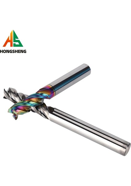 4X12X4X50 Kaplamasız Dlc Kaplama Renkli Yüksek Verimli Cnc Çok Renkli U-Tipi Flüt Freze Kesici Uçları Alüminyum End Mill Frezeler Tungsten (Yurt Dışından) fiyatları