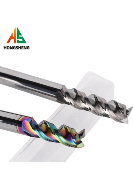 4X12X4X50 Kaplamasız Dlc Kaplama Renkli Yüksek Verimli Cnc Çok Renkli U-Tipi Flüt Freze Kesici Uçları Alüminyum End Mill Frezeler Tungsten (Yurt Dışından) modelleri