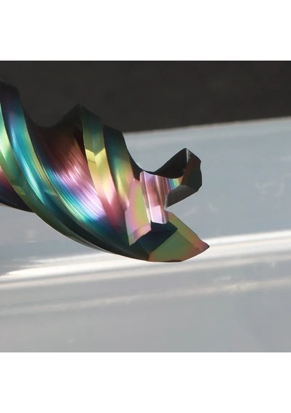 4X12X4X50 Kaplamasız Dlc Kaplama Renkli Yüksek Verimli Cnc Çok Renkli U-Tipi Flüt Freze Kesici Uçları Alüminyum End Mill Frezeler Tungsten (Yurt Dışından) fırsatları