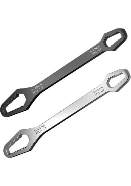 160MM 8-22MM Evrensel Torx Anahtarı Çift Kafalı Anahtar Kendinden Sıkma Ayarlanabilir Anahtar El Aracı Çok Fonksiyonlu Anahtar (Yurt Dışından) modelleri