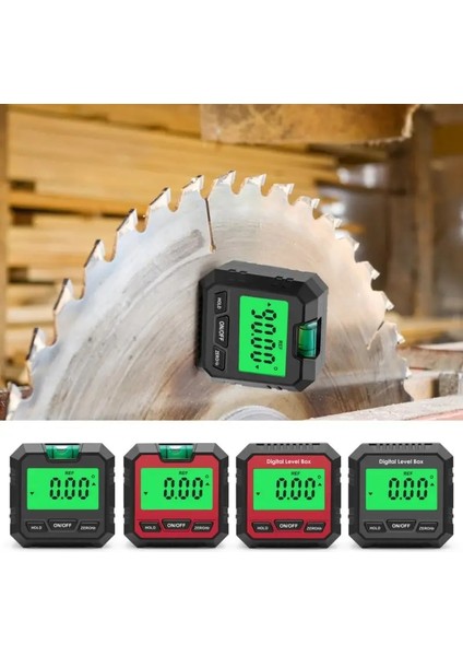 Mavi 360° Dijital Seviye Kutusu Iletki Açı Bulucu 90 Derece Seviye Ölçer Eğim Ölçer Manyetik Tabanlı Arkadan Aydınlatmalı Inklinometre (Yurt Dışından) fiyatları