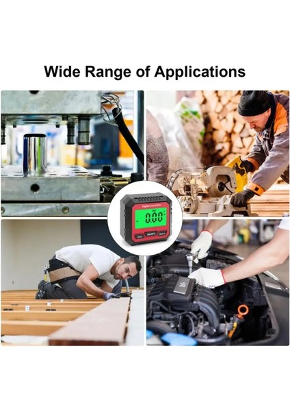 Mavi 360° Dijital Seviye Kutusu Iletki Açı Bulucu 90 Derece Seviye Ölçer Eğim Ölçer Manyetik Tabanlı Arkadan Aydınlatmalı Inklinometre (Yurt Dışından) indirimleri