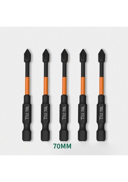 Set 11 1/2/5/pc Ph2 Tornavida Seti Manyetik Toplu Kafa Darbe Güçlü Çapraz Yüksek Sertlik 25/50/65/70/90/150MM Anti Kaymaz Su Geçirmez (Yurt Dışından)