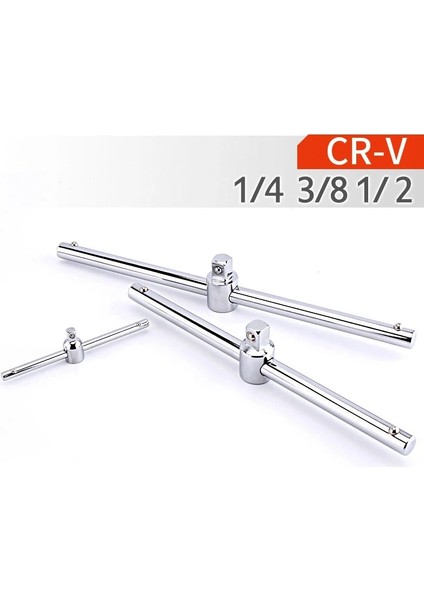 3-8sürgülü Çubuk 164MM 1/4 "3/8" 1/2" Tahrik Lokma Anahtarı Uzatma Sürgülü T Bar Oto Tamir Araçları Crv Malzeme Uzatılmış Sürgülü Çubuk Araçları (Yurt Dışından) fiyatları