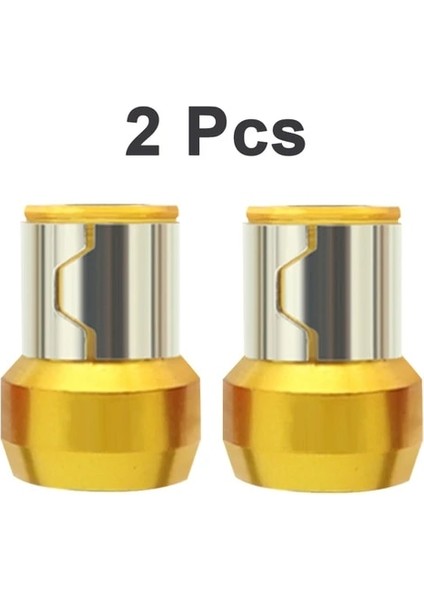 2 Adet Sarı Manyetik Bit Tutucu Alaşım Elektrikli Manyetik Halka Tornavida Ucu Anti-Korozyon Güçlü Magnetizer Phillip Matkap Ucu Manyetik (Yurt Dışından)