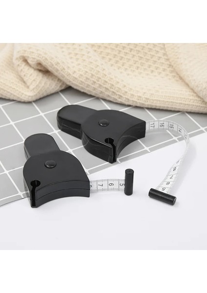 Siyah 150 Cm/60 "vücut Ölçme Cetveli Dikiş Terzi Mezura Santimetre Metre Dikiş Ölçüm Bandı Yumuşak Iki Renk Dikiş Araçları (Yurt Dışından) fiyatları