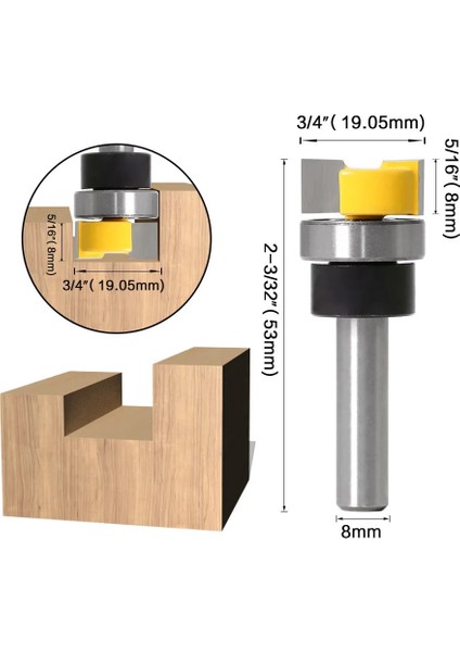 01 1 Adet 8 mm Shank Freze Kesici Ahşap Oyma Şablon Trim Menteşe Zıvana Yönlendirici Bit Ağaç Işleme Zıvana Kesici Ağaç Işleme Araçları (Yurt Dışından) modelleri