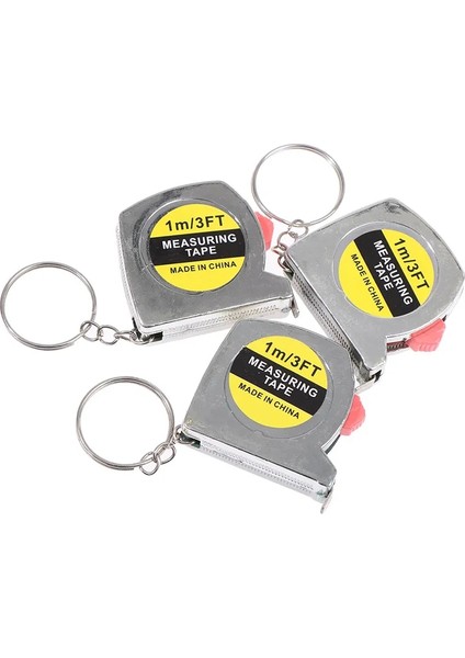 Stil 1-Yl 1m/3ft Geri Çekilebilir Paslanmaz Çelik Cep Ölçüm Cetveli Mezura Anahtarlık (Yurt Dışından) fırsatları