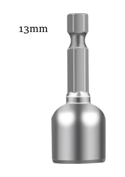 13MM 6-13MM Darbe Soket Manyetik Somun Tornavida 1/4 "hex Shank Elektrikli Matkap Ucu Darbe Sürücüleri Soket Kiti El Aletleri (Yurt Dışından)