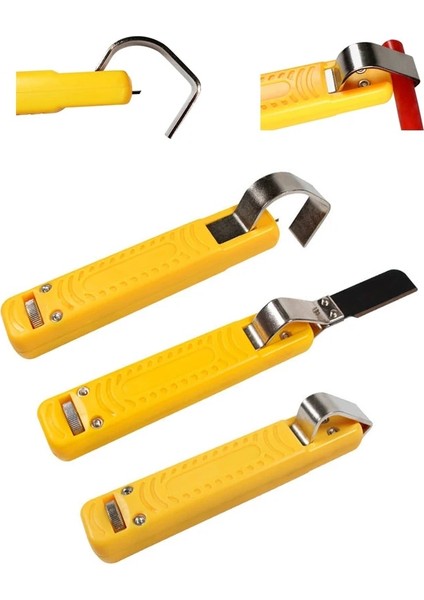 LY25-4 Kablo Sıyırma Telleri ve Yalıtım Katmanı Şeridi Çıkarma Kaplama Bıçağı Striptizci Tel Koaksiyel Mini Alet Peel Pvc LY25-1 (Yurt Dışından) fiyatları