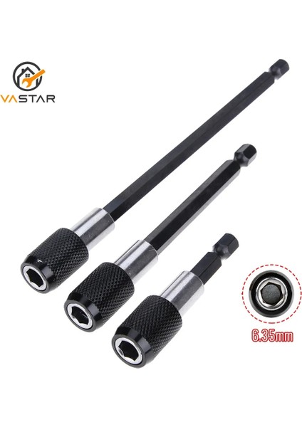 60MM 1/4 Inç Kafa Uzatma Çubuğu Toplu Manyetik Tornavida Hızlı Transfer Kolu Kendinden Kilitleme Uzatma Çubuğu 60/100/150MM El Aletleri (Yurt Dışından)