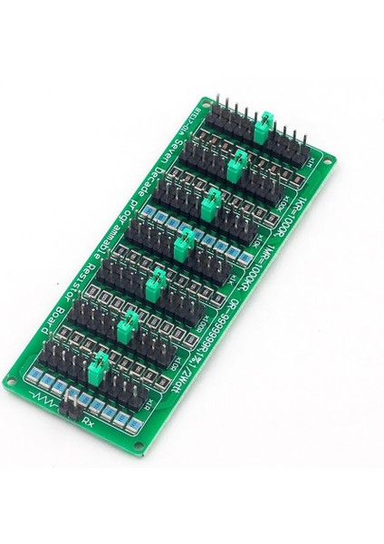 Mavi 0.1R-9999999R Programlanabilir Direnç Direnç Devre Kartı Modülü Yüksek Hassasiyetli 1/2W 1% 8-Segment Jumper Kapakları 0.1-9999999 Ohm (Yurt Dışından) modelleri