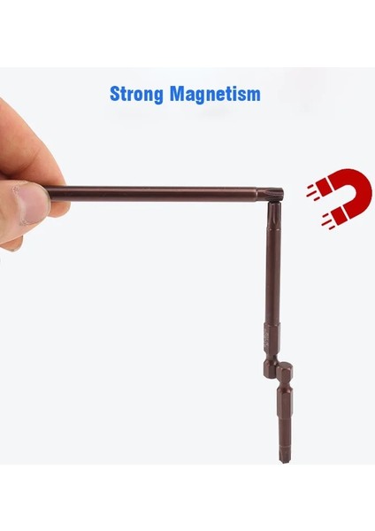 1PCST27X75MM 50MM/75MM/100MM/150MM Torx Tornavida Bit Manyetik Delik Olmadan Tornavida Ucu Seti 1/4 Hex Shank Elektrikli Matkap Hava Toplu (Yurt Dışından) fırsatları