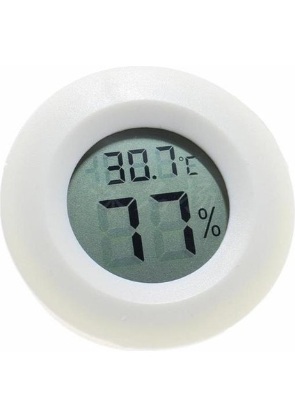 01 Temea Smiley Mini LCD Dijital Termometre Higrometre Kapalı Oda Sıcaklığı Nem Ölçer Sensör Ölçer Hava Istasyonu (Yurt Dışından)