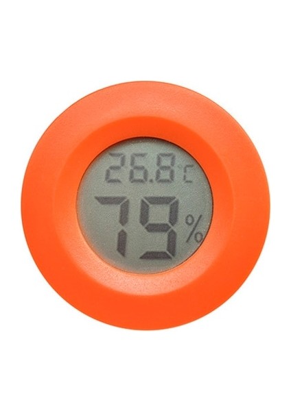 Kırmızı 2 In1 Dijital Termometre Higrometre Mini LCD Dijital Sıcaklık Nem Ölçer Dedektörü Termograf Kapalı Oda Enstrüman (Yurt Dışından)